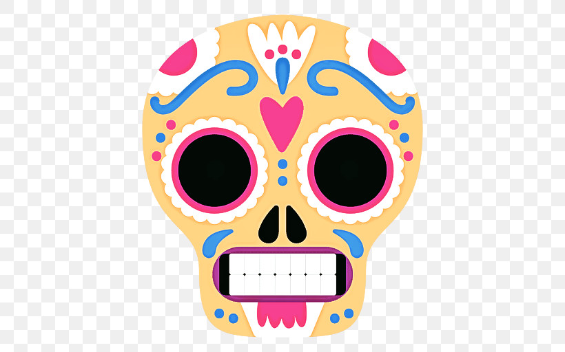 Bone Skull Head Font Headgear, PNG, 512x512px, Bone, Head, Headgear, Mask, Skull Download Free