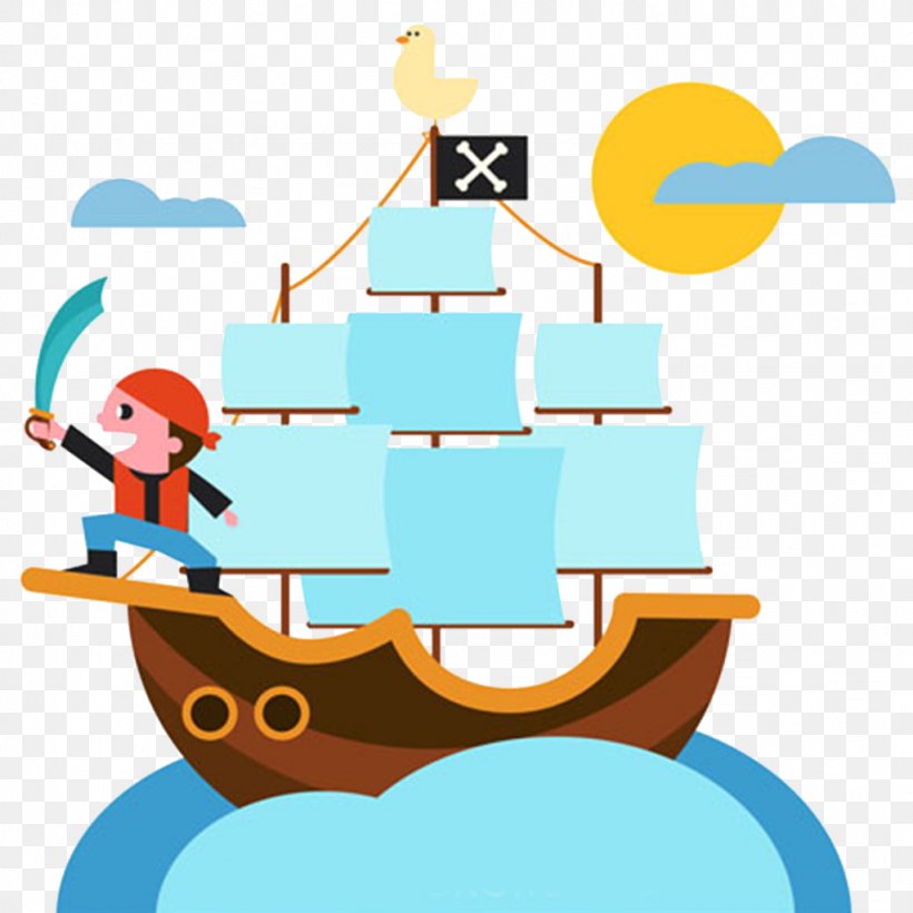 Cartoon Ship Piracy Illustration, PNG, 1024x1024px, Cartoon, Animation,  Art, Artwork, Comics Download Free