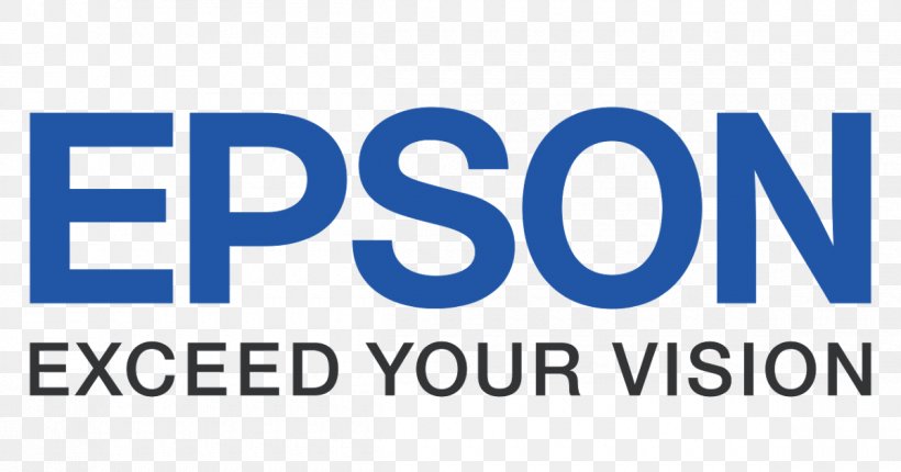 Epson Label Printer Logo Projector, PNG, 1200x630px, Epson, Area, Blue, Brand, Company Download Free