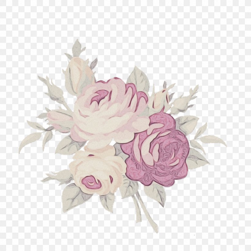 Rose, PNG, 1024x1024px, Watercolor, Bouquet, Cut Flowers, Flower, Paint Download Free