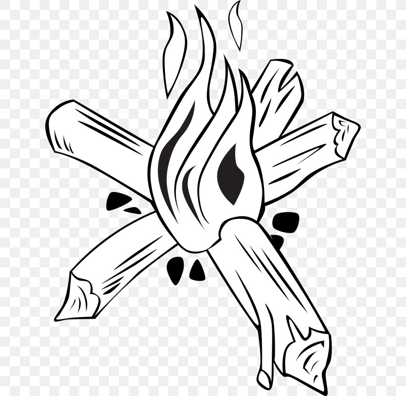 Campfire Clip Art, PNG, 800x800px, Fire, Artwork, Black, Black And White, Campfire Download Free