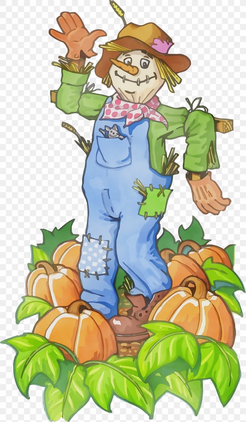 Cartoon Plant, PNG, 1749x3000px, Scarecrow, Autumn, Cartoon, Paint, Plant Download Free