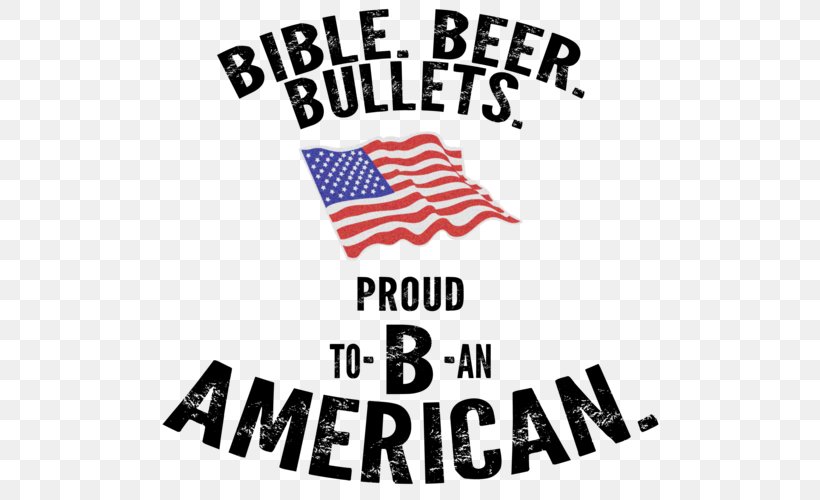 T-shirt Gun Firearm Flag Of The United States Bible & Beer, PNG, 500x500px, Tshirt, Area, Bible, Brand, Bullet Download Free