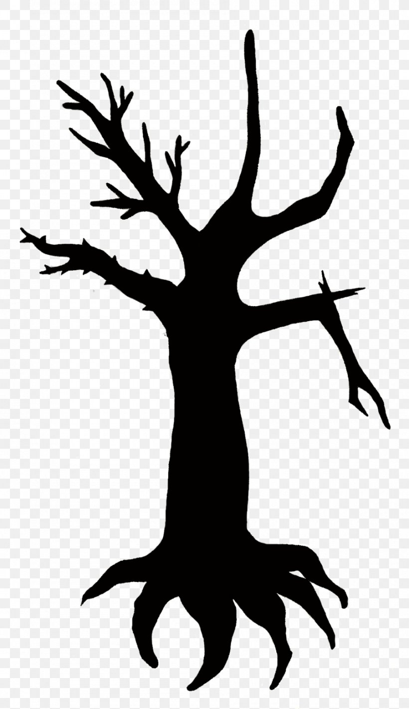 Tree Tattoo Oak Fir Clip Art, PNG, 900x1561px, Tree, Antler, Artwork, Beak, Black And White Download Free