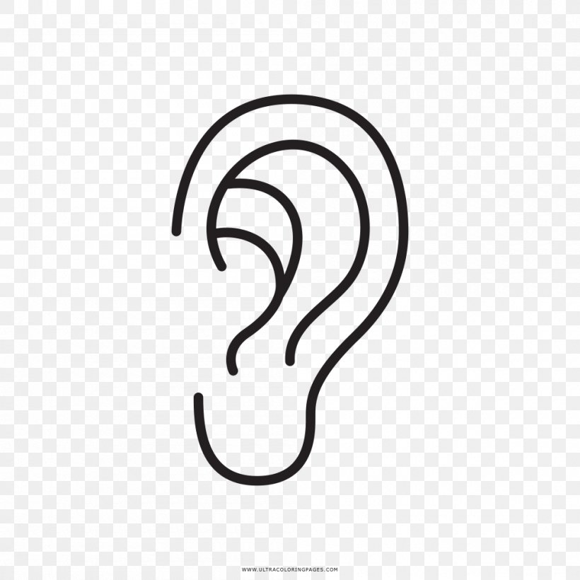 Drawing Ear Face Coloring Book, PNG, 1000x1000px, Drawing, Apartment, Auricle, Ausmalbild, Black And White Download Free