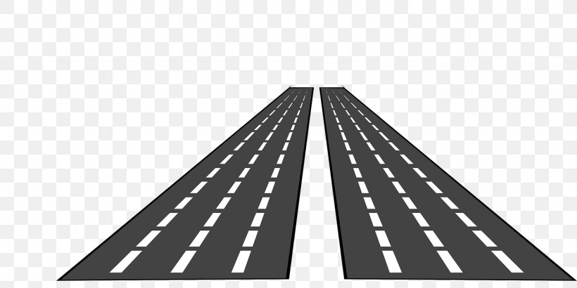Road Highway Clip Art, PNG, 1280x640px, Road, Asphalt, Black And White, Controlledaccess Highway, Fixed Link Download Free