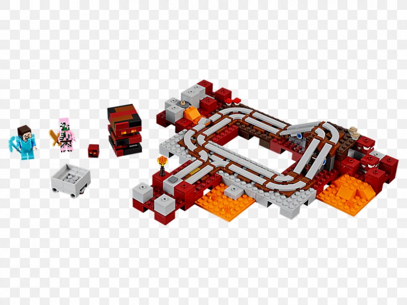 LEGO 21130 Minecraft The Nether Railway Lego Minecraft Lego Dimensions Lego Minifigure, PNG, 840x630px, Lego, Construction Set, Lego Dimensions, Lego Group, Lego Minecraft Download Free