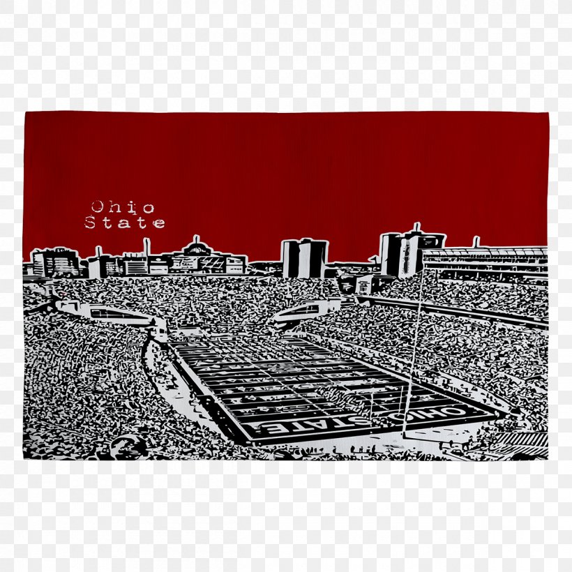 Ohio State University Ohio State Buckeyes Men's Soccer Carpet Ohio Buckeye National Collegiate Athletic Association, PNG, 1200x1200px, Ohio State University, Black And White, Carpet, Deny Designs, Football Download Free