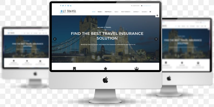 Responsive Web Design Web Template System Joomla Bootstrap, PNG, 1129x567px, Responsive Web Design, Blog, Bootstrap, Brand, Computer Monitor Download Free