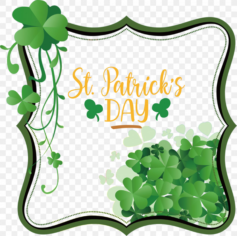 St Patrick Patricks Day, PNG, 2930x2922px, St Patrick, Clover, Fourleaf Clover, Holiday, Ireland Download Free