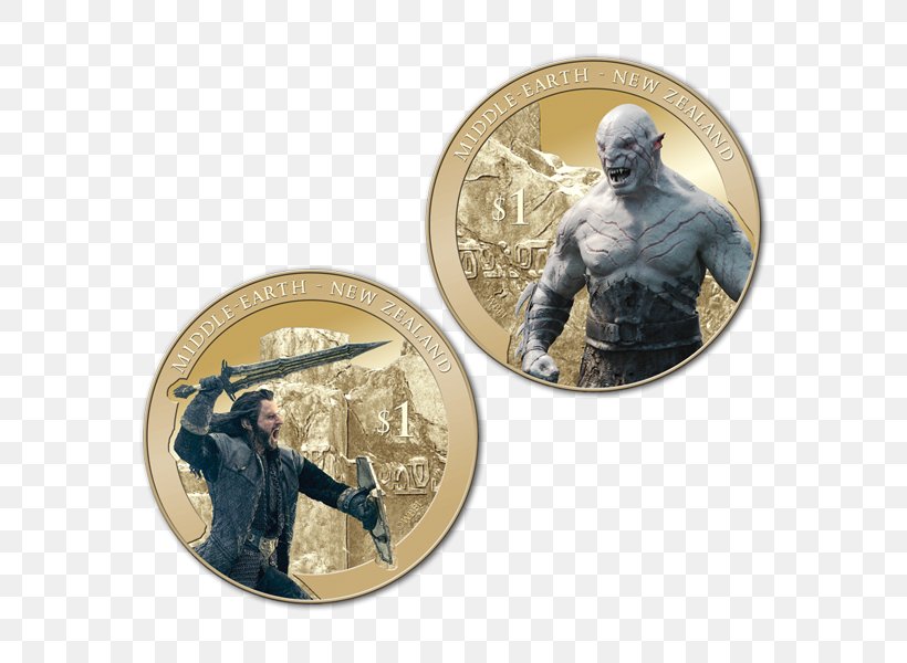 Thorin Oakenshield Coin Tauriel New Zealand The Hobbit, PNG, 600x600px, Thorin Oakenshield, Azog, Coin, Commemorative Coin, Currency Download Free