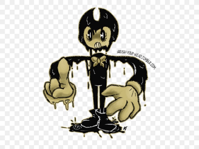 Bendy And The Ink Machine DeviantArt Artist, PNG, 500x616px, Watercolor, Cartoon, Flower, Frame, Heart Download Free