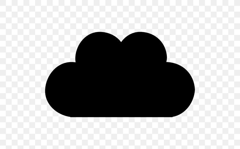 Cloud Clip Art, PNG, 512x512px, Cloud, Black, Black And White, Cloud Computing, Heart Download Free