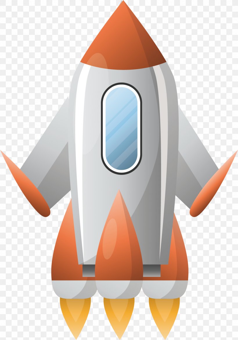 Rocket Spacecraft Adobe Illustrator, PNG, 1374x1960px, Rocket, Animation, Cone, Orange, Pixel Download Free