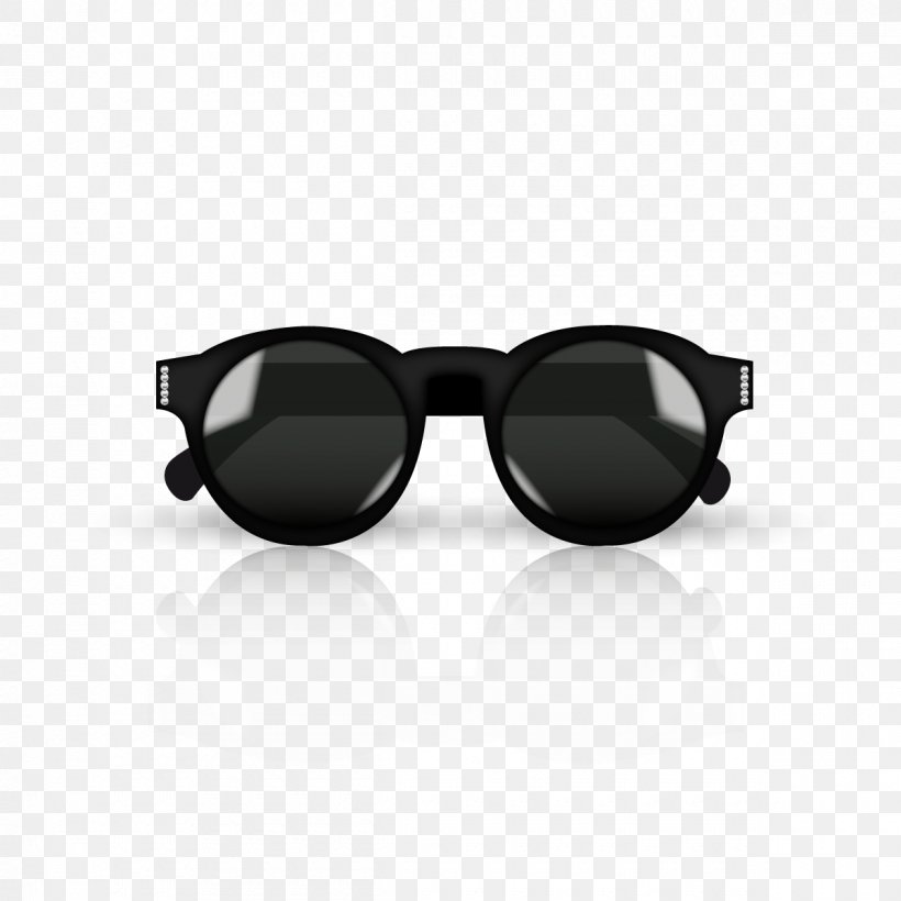 Sunglasses Euclidean Vector Stock Photography, PNG, 1200x1200px, Sunglasses, Black, Black And White, Brand, Drawing Download Free