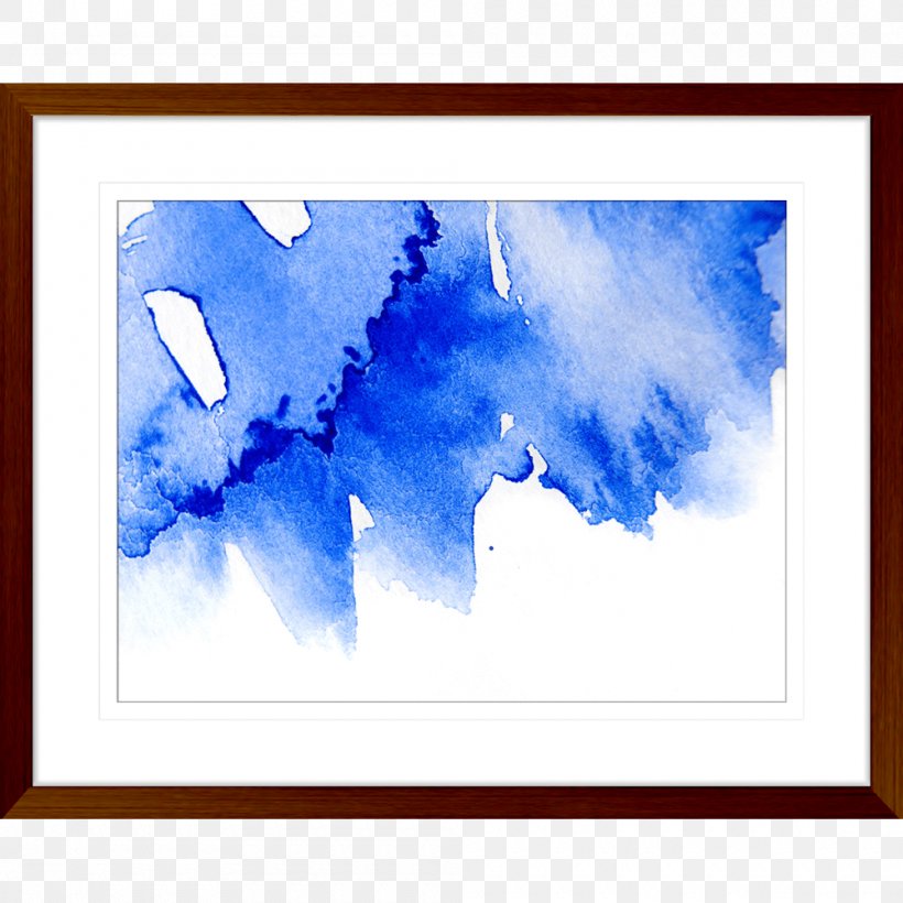 Watercolor Painting Paper Work Of Art, PNG, 1000x1000px, Watercolor Painting, Art, Blue, Canvas, Cloud Download Free