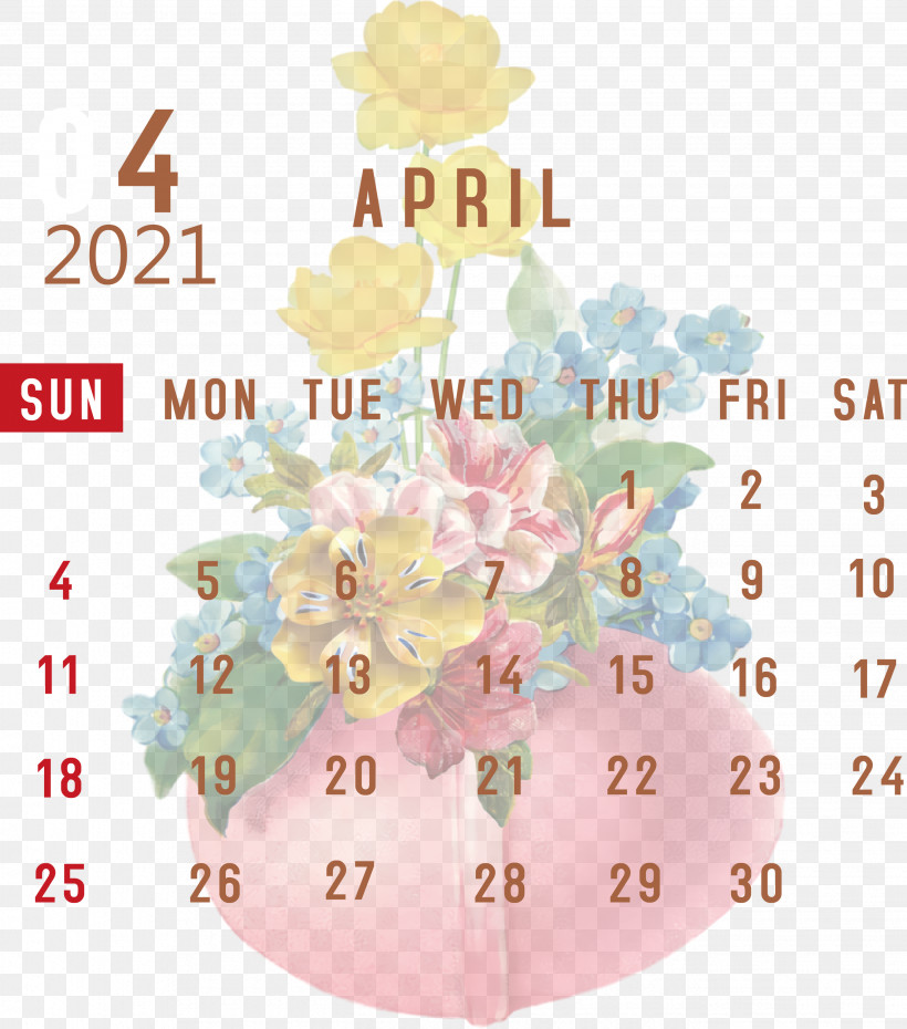 April 2021 Printable Calendar April 2021 Calendar 2021 Calendar, PNG, 2645x3000px, 2021 Calendar, April 2021 Printable Calendar, Flower, Meter Download Free