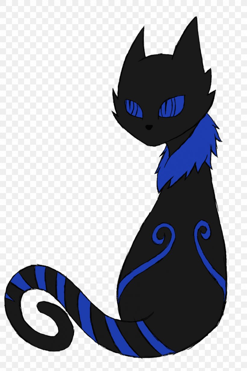 Whiskers Kitten Black Cat Clip Art, PNG, 900x1350px, Whiskers, Art, Black, Black Cat, Blue Download Free