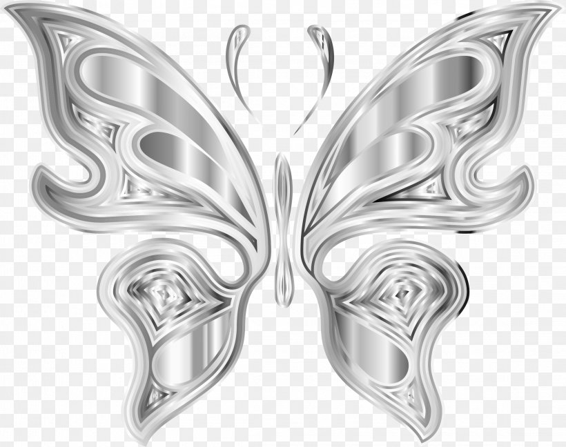 Butterfly Clip Art, PNG, 2294x1814px, Butterfly, Birdwing, Black And White, Body Jewelry, Display Resolution Download Free