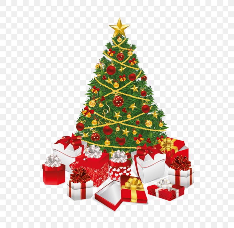 Christmas Tree Christmas Gift Clip Art, PNG, 800x800px, Christmas, Birthday, Christmas Decoration, Christmas Gift, Christmas Ornament Download Free