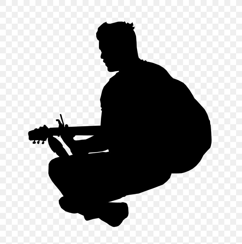Clip Art Product Design Silhouette Angle, PNG, 746x825px, Silhouette, Black M, Guitarist, Kneeling, Musician Download Free