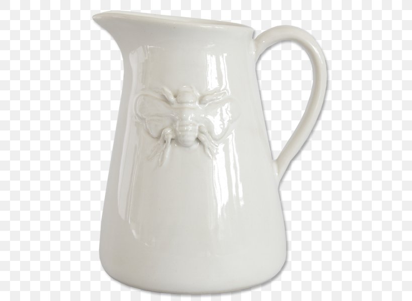 Jug Bee Ceramic Table Pitcher, PNG, 600x600px, Jug, Bee, Bowl, Ceramic, Cup Download Free