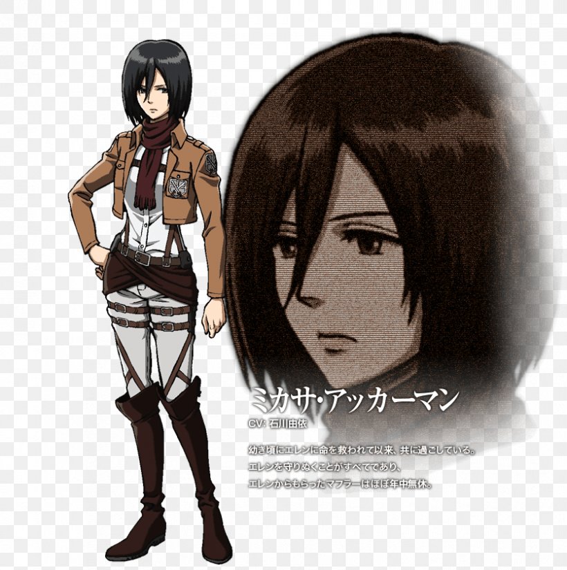 Mikasa Ackerman Eren Yeager Armin Arlert Jean Kirschtein Attack On Titan, PNG, 836x842px, Watercolor, Cartoon, Flower, Frame, Heart Download Free