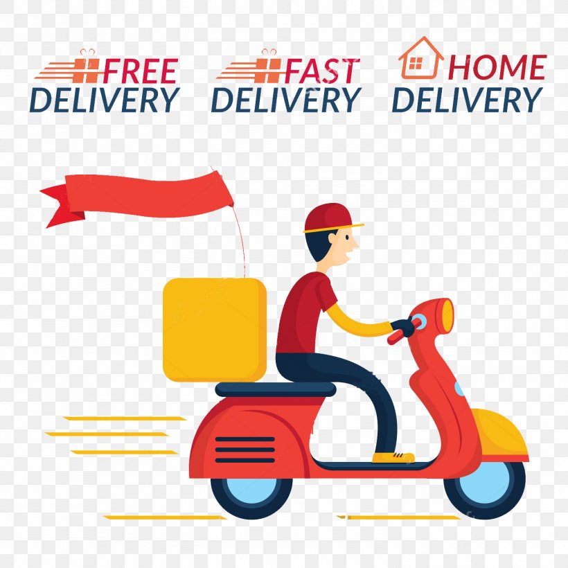 Pizza Delivery Scooter Clip Art, PNG, 1500x1500px, Delivery, Area, Cargo, Courier, Human Behavior Download Free