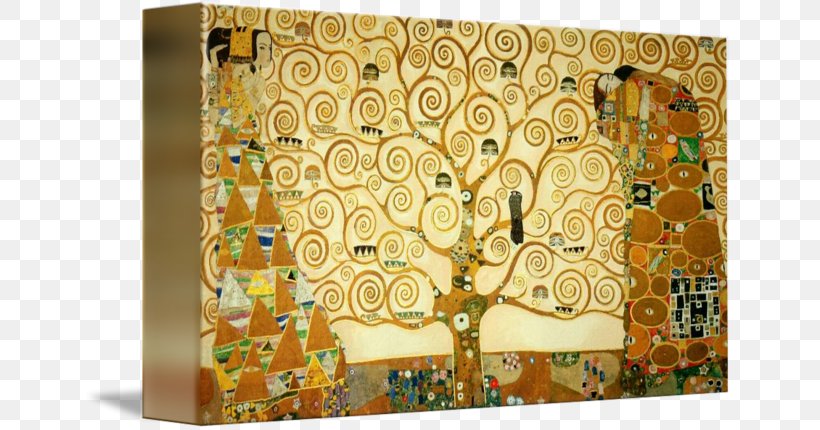 The Tree Of Life, Stoclet Frieze Painting Poster, PNG, 650x430px, Tree Of Life Stoclet Frieze, Allposterscom, Art, Art Nouveau, Artcom Download Free