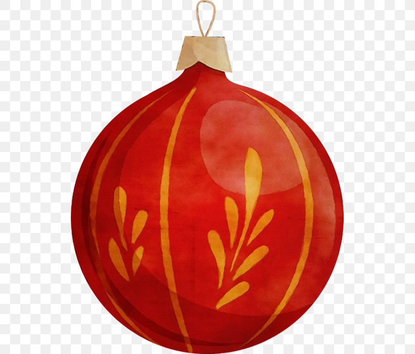 Christmas Ornament, PNG, 539x699px, Watercolor, Christmas Decoration, Christmas Ornament, Holiday Ornament, Orange Download Free