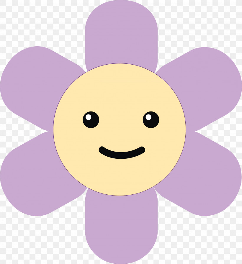 Lavender, PNG, 2746x3000px, Smile, Cartoon, Flower, Happiness, Hm Download Free