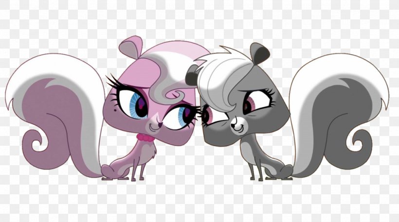 Skunk Littlest Pet Shop, PNG, 1024x571px, Watercolor, Cartoon, Flower, Frame, Heart Download Free