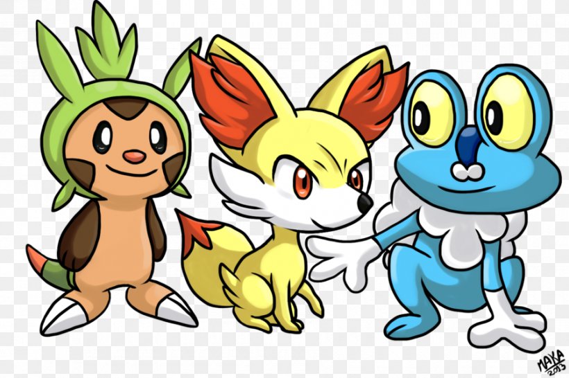 Pokémon X And Y Chespin Froakie Fennekin, PNG, 900x600px, Chespin, Animal Figure, Art, Artwork, Carnivoran Download Free