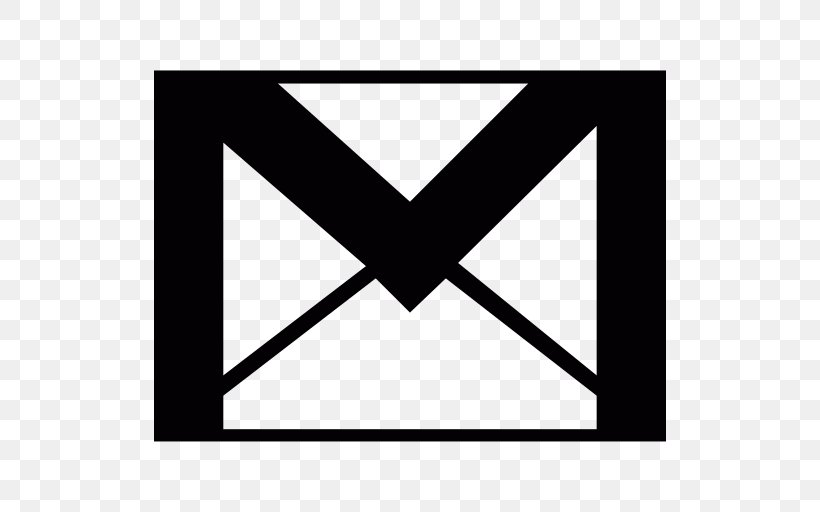 Gmail Vector Graphics Email, PNG, 512x512px, Gmail, Black, Blackandwhite, Brand, Email Download Free