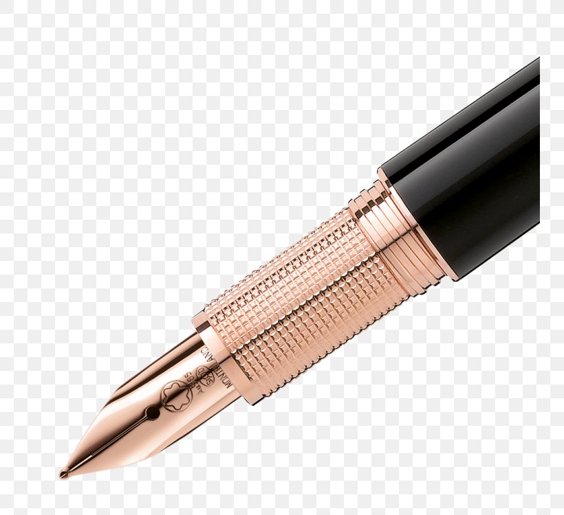 Fountain Pen Montblanc Paper Pens Nib, PNG, 750x750px, Fountain Pen, Ball Pen, Ballpoint Pen, Desk, Gold Download Free