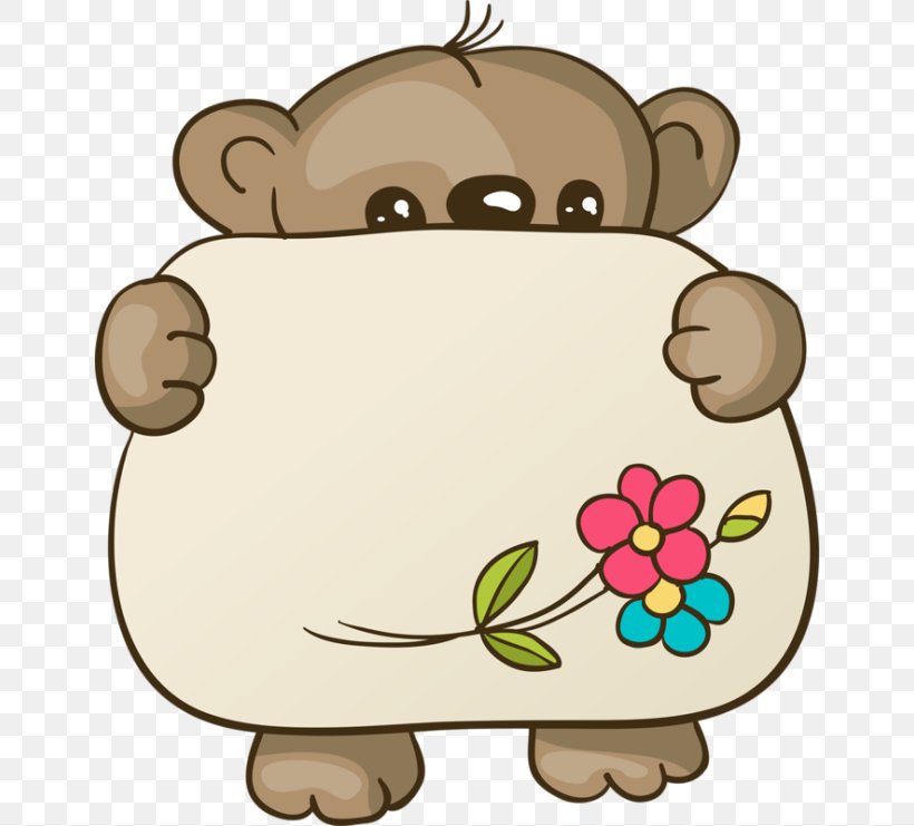 Bear Name Tag Pin Label Paper, PNG, 650x741px, Watercolor, Cartoon, Flower, Frame, Heart Download Free