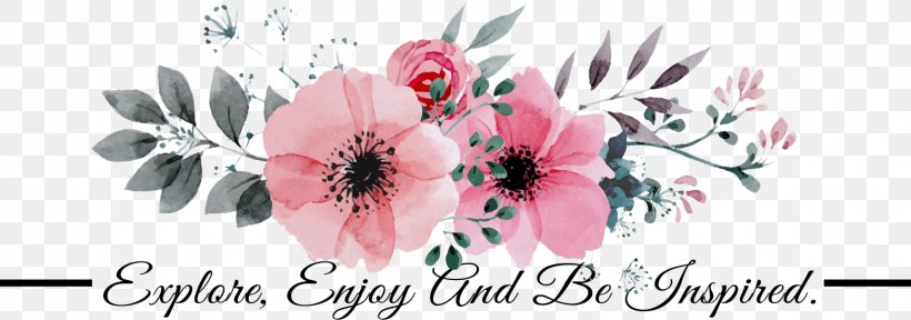 Floral Design Watercolor Painting Vector Graphics Image, PNG, 1571x552px, Floral Design, Art, Blossom, Cut Flowers, Drawing Download Free