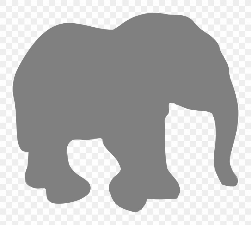 Indian Elephant African Elephant Bear Dog Canidae, PNG, 2400x2150px, Indian Elephant, African Elephant, Animal, Bear, Black Download Free