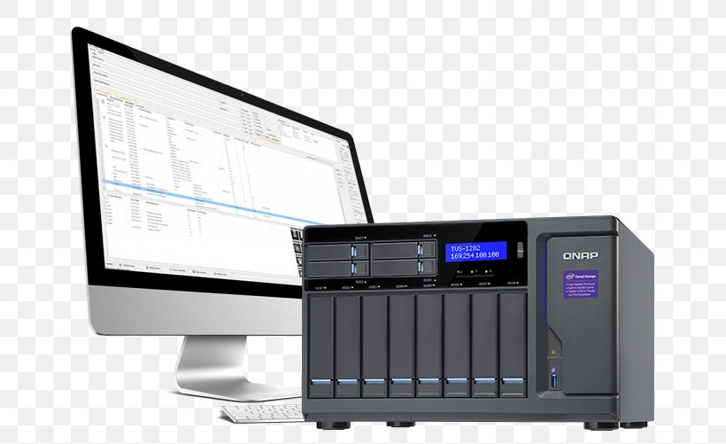 Network Storage Systems QNAP Systems, Inc. QNAP TVS-1282 Serial ATA Computer Servers, PNG, 689x501px, Network Storage Systems, Computer Data Storage, Computer Monitor Accessory, Computer Servers, Electronics Download Free