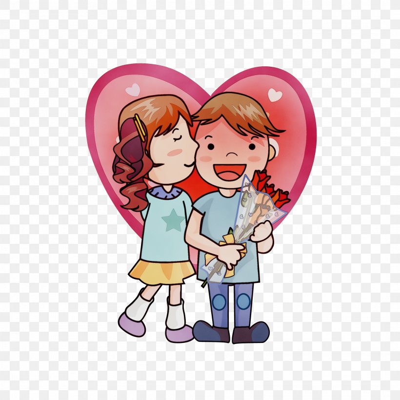 Cartoon Heart Cheek Pink Love, PNG, 2126x2126px, Watercolor, Cartoon, Cheek, Child, Friendship Download Free