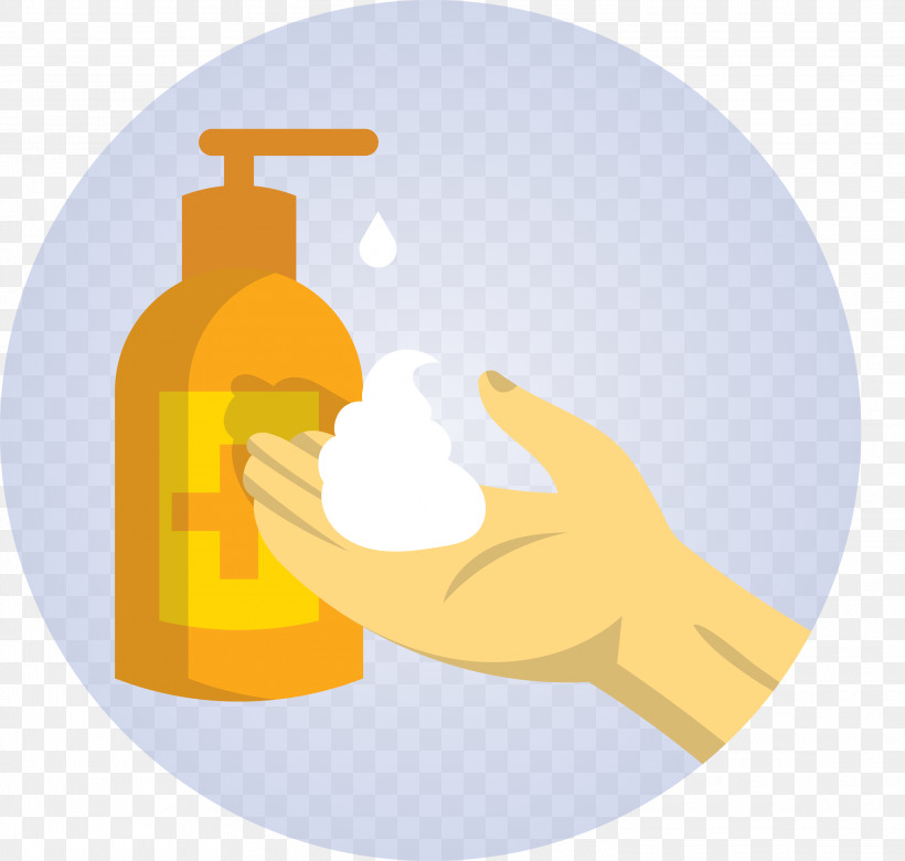 Hand Washing Hand Sanitizer Wash Your Hands, PNG, 3000x2855px, Hand Washing, Hand Sanitizer, Meter, Wash Your Hands, Yellow Download Free