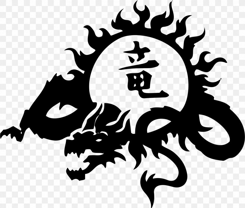 Tattoo Chinese Dragon Idea, PNG, 2350x1992px, Tattoo, Art, Artwork, Black, Black And White Download Free