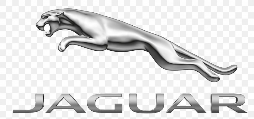 Jaguar Cars Jaguar Land Rover Ford Motor Company, PNG, 1600x752px, Jaguar Cars, Auto Part, Automotive Design, Black And White, Body Jewelry Download Free