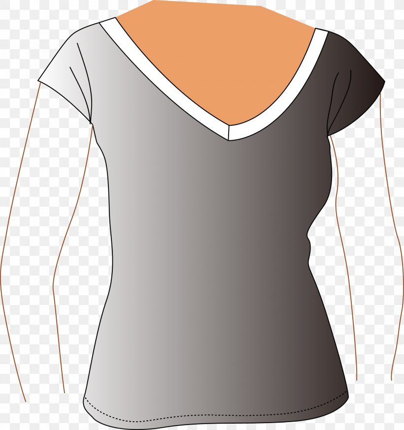T-shirt Shoulder Sleeve Sportswear, PNG, 1954x2085px, Tshirt, Black, Clothing, Joint, Neck Download Free