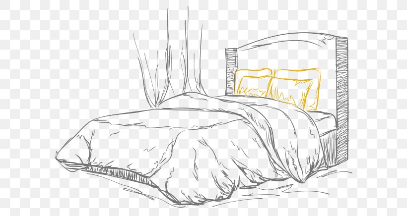 Sketch Furniture Bedroom Drawing, PNG, 600x436px, Furniture, Architecture, Area, Artwork, Bed Download Free