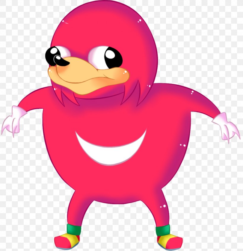 Knuckles The Echidna VRChat Uganda Sega Character, PNG, 879x910px, Knuckles The Echidna, Art, Beak, Bird, Cartoon Download Free