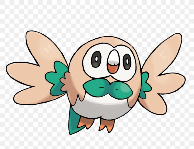 Pokémon Sun And Moon Rowlet Drawing Pokémon Quest, PNG, 1017x786px, Watercolor, Cartoon, Flower, Frame, Heart Download Free