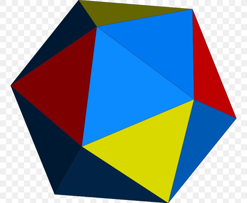 Regular Polyhedron Octahedron Uniform Polyhedron Regular Icosahedron, PNG, 750x675px, Polyhedron, Area, Blue, Definition, Icosahedron Download Free