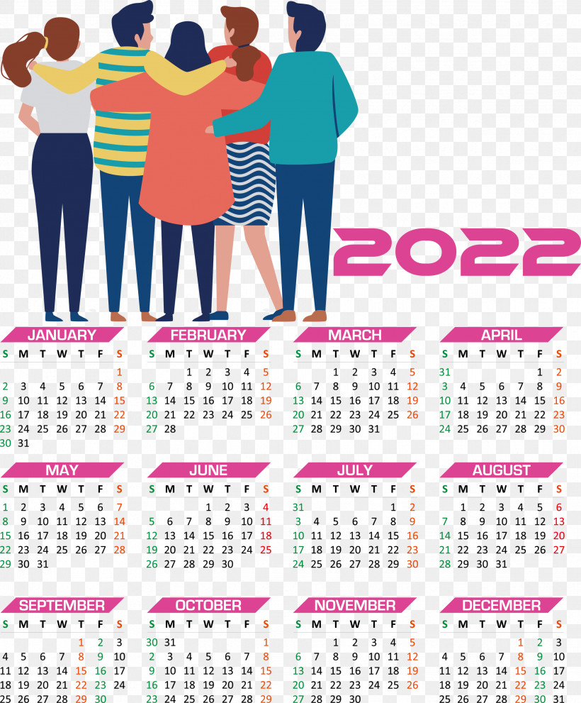 2022 Calendar Year 2022 Calendar Yearly 2022 Calendar, PNG, 2481x3000px, Cousins Day, Compassion, Friend Forever, Friendship, Hug Download Free