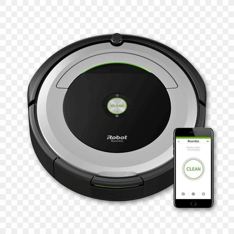 IRobot Roomba 690 Robotic Vacuum Cleaner, PNG, 1000x1000px, Irobot Roomba 690, Cleaning, Electronics, Hardware, Irobot Download Free